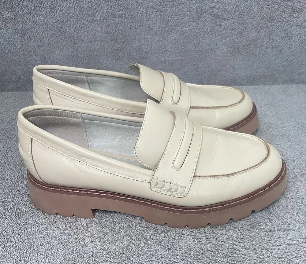 Sanctuary Westside Loafer Oatmilk Women's US 8.5 M